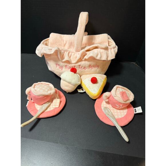 Mud Pie My First Tea Party Plush Set incomplete excellent condition - Picture 1 of 10